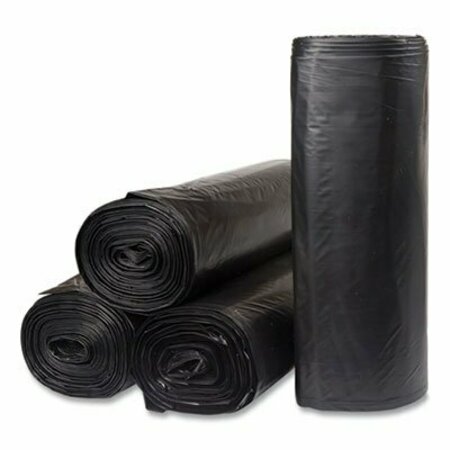 INTEPLAST LOW-DENSITY COMMERCIAL CAN LINERS, 45 GAL, 1.2 MIL, 40in X 46in, BLACK, 10PK ECI404612K